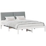  Krevetna konstrukcija Bijelo 150 x 200 cm Čvrsto borovo drvo | shoptok.hr