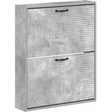  Ormar za cipele na zidu HAARLEM 71 x 17 x 86 cm Betonska siva | shoptok.hr