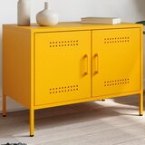 vidaXL TV ormarić boja senfa 68 x 39 x 50,5 cm čelični Cijene