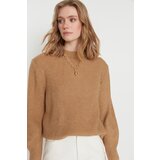 Trendyol Camel Oversize Soft Textured Basic Knitwear Sweater | Eponuda.ba