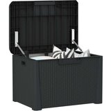  Kutija za pohranu s jastukom za sjedalo antracit 125 L PP | shoptok.hr