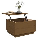  Stolić za kavu boja meda 60 x 50 x 35 cm od masivne borovine | shoptok.hr