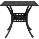  5-dijelni vrtni blagovaonski set crni od lijevanog aluminija | shoptok.hr
