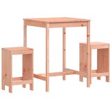  3-dijelni vrtni barski set od masivnog drva duglazije | shoptok.hr