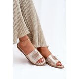S. BARSKI Women's Sandals On A Flat Heel With Decoration | Shoptok.si