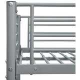  Za krevet na kat sivi metalni 140 x 200 / 90 x 200 cm | shoptok.hr