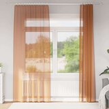 vidaXL Voile zavjese s petljama 2 kom terakota 140x225 cm | shoptok.hr