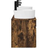  Set ormarića za kupaonicu 3 kom. Dimljeni hrast Smeđa 49 x 44,5 x 65 cm | shoptok.hr