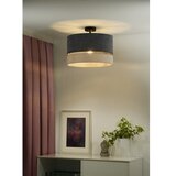  Duolla - Plafonski luster DOUBLE 1xE27/15W/230V, prečnik 40 cm, siva | Eponuda.com