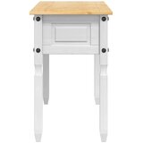  Stranska miza Corona Bela 115 x 46 x 73 cm Masivno borovo les, (5000201768) | Shoptok.si