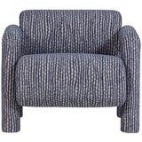 WOOOD Prašno moder fotelj Lenny – | Shoptok.si