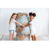 Lorena Canals Plavi/bež dječji tabure World Map – | shoptok.hr
