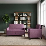  Set sofe s pohranom 2 kom. Ljubičasta Poliester | shoptok.hr