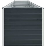  Povišena vrtna gredica pocinčani čelik 400x80x45 cm antracit | shoptok.hr