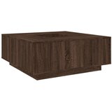 Maison Chic Klubska mizica - kavna mizica - Nizka mizica rjavi hrast 100x100x40 cm inženirski les, (21753127) Cene