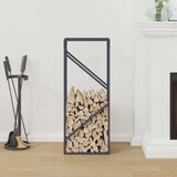  stojalo za drva antracit 40x25x100 cm hladno valjano jeklo | Shoptok.si