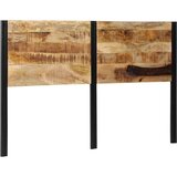 vidaXL Uzglavlje 160 cm Puno drvo Mango i željezo | shoptok.hr
