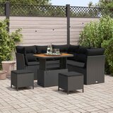  Sjedeća garnitura za vrt 8 kom. poliratan 90 x 55 x 71 cm | shoptok.hr