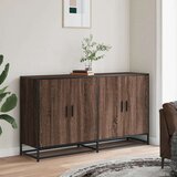 vidaXL Komoda smeđi hrast 134x35x76 cm konstruirano drvo | shoptok.hr