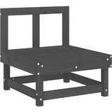  3-dijelna vrtna garnitura od masivne borovine siva | shoptok.hr