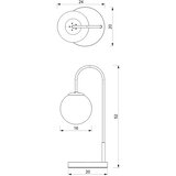  Stona lampa CAMBRIDGE 1xE14/60W/230V crna | Eponuda.com