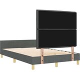 Postelja v temno sivi, 160x200 cm, tkanina, (22049863) | Shoptok.si