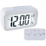  Bela digitalna budilka in termometer