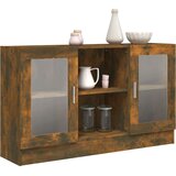  Vitrina boja dimljenog hrasta 120 x 30,5 x 70 cm drvena | Eponuda.ba