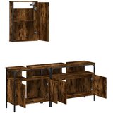  3-dijelni set kupaonskog namještaja boja hrasta drveni | shoptok.hr