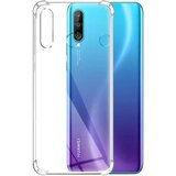 Techsuit Shockproof Clear Silicone prozoren ovitek, odporen na udarce za Huawei P30 Lite / P30 Lite New Edition | Shoptok.si