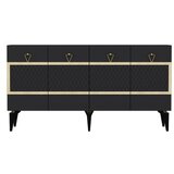 Woody Fashion Ipek - Anthracite, Gold AnthraciteGold Console | ePonuda.com