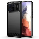  Gumijasti / gel etui Carbon za Xiaomi Mi 11 Ultra - črni Cene