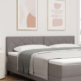 vidaXL Uzglavlje Dizajn Dijamantnih Blokova Taupe 180 cm Tkanina | shoptok.hr
