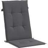  Vrtni jastuci za stolice 2 kom antracit 120x50x2 cm od tkanine | Eponuda.com