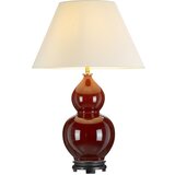 Elstead Lighting Elstead Lightbox Harbin Gourd keramična orientalska namizna svetilka z visokim Empirejem, volovska kri, (22099487) | Shoptok.si