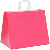  Papirnate vrećice 50 kom s ručkama ružičaste 32x22x24 cm | shoptok.hr