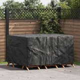 vidaXL Prevleka za zunanje pohištvo Črna 180 x 150 x 85 cm 210D | Shoptok.si