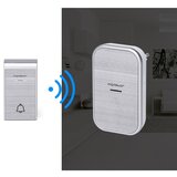 Aigostar Komplet 2x bežičnih zvona za utičnicu 230V IP44, srebrne boje | Eponuda.com