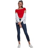 Urban Classics Ladies Off Shoulder Rib Tee fire red Cijene