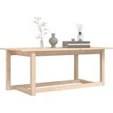 vidaXL Stolić za kavu 110 x 55 x 45 cm od masivne borovine | shoptok.hr