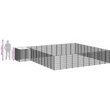  Kavez za pse crni 31,46 m² čelični | shoptok.hr