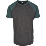 Urban Classics Raglan Contrast Tee charcoal green/bottlegreen Cijene