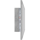  LED kupaonsko ogledalo siva boja betona 90x8,5x37 cm akrilno | Eponuda.ba