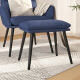 The Living Store Stolček za noge moder 45x29,5x35 cm blago - Stolček Za Noge, (21482227) | Shoptok.si