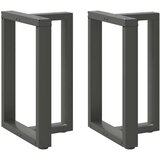  Noge za blagovaonski stol T-oblika 2 kom antracit 50x35x(72-73) cm čelik | shoptok.hr
