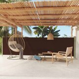 vidaXL Uvlačiva bočna tenda za terasu 140 x 600 cm smeđa Cijene