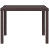  Stol za vrt Smeđa 100 x 100 x 73 cm poliratan | shoptok.hr