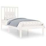  Okvir za krevet masivno drvo bijeli 90x190 cm 3FT jednokrevetni | shoptok.hr