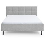 Meise M&amp;ouml;bel Sivi tapecirani bračni krevet bez podnice 180x200 cm Nova &amp;ndash; Slike