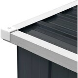  Vrtna ostava za drva pocinčani čelik 330 x 84 x 152 cm antracit | shoptok.hr